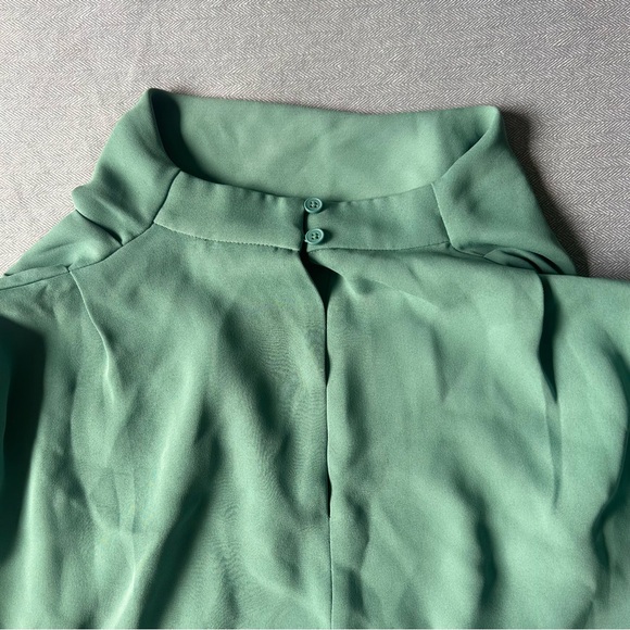 Aritzia Babaton Nylon Cowl Neck Green
Long Sleeve Top‎ Size 2XS New - Picture 10 of 14